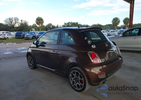 2012 Fiat 500 Sport z USA, uszkodzony, nr VIN 3C3CFFBRXCT183946